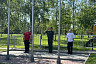 В парке Победы Саратова под гимн подняли флаг России