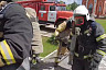Саратовские пожарные тушили «горящий» ФОК