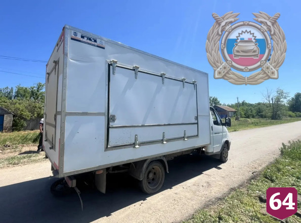 В Саратовской области подростки на кроссбайке залетели под «Газель»